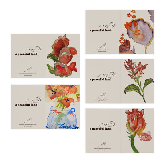 Watercolor Gratitude Card Set (5-Pack) — Gift of Love